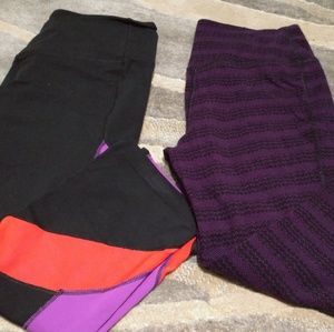 Womens Nike capris x 2 size M